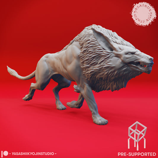 Worg - Wandering - Tabletop Miniature (Pre-Supported)