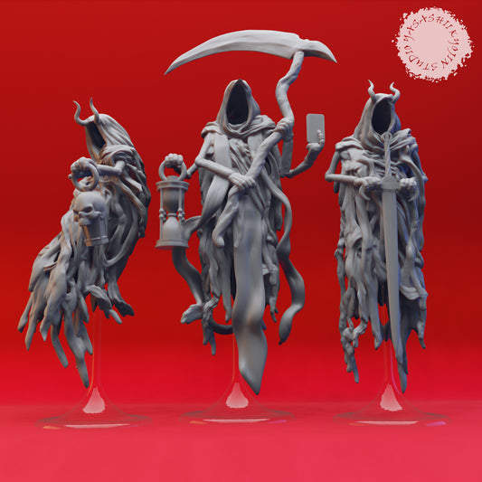 Wraiths - Bundle - 3D Printed Mini for Tabletop Gaming, Dungeons and Dragons, Pathfinder, Kings of War and other RPG's