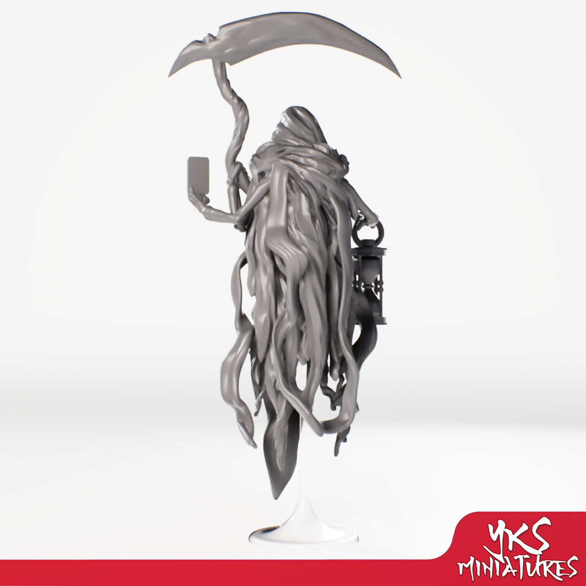 Wraith - Reaper - 3D Printed Mini for Tabletop Gaming, Dungeons and Dragons, Pathfinder, Kings of War and other RPG's