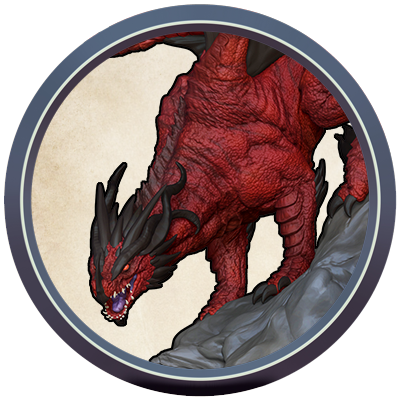 Ancient Red Dragon - VTT Token Sample
