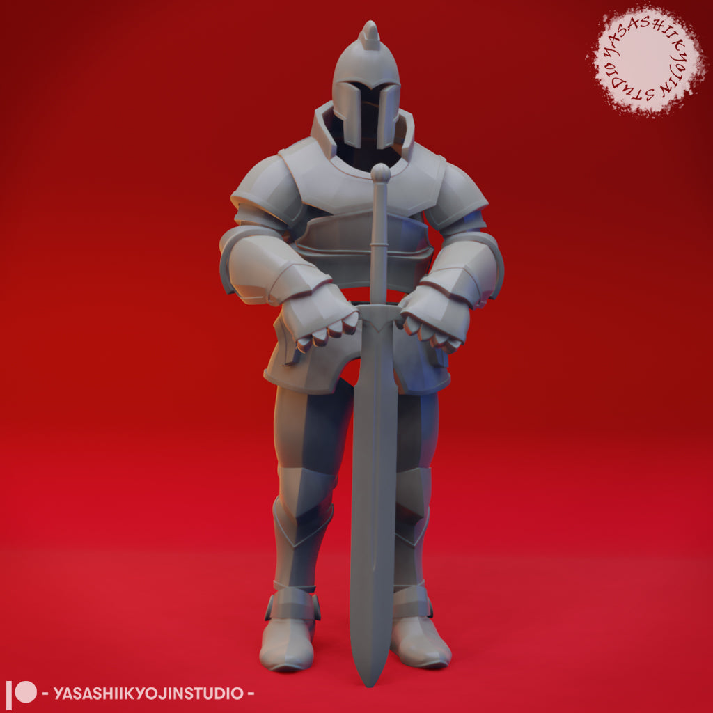 Animated Armor - Tabletop Miniature STL