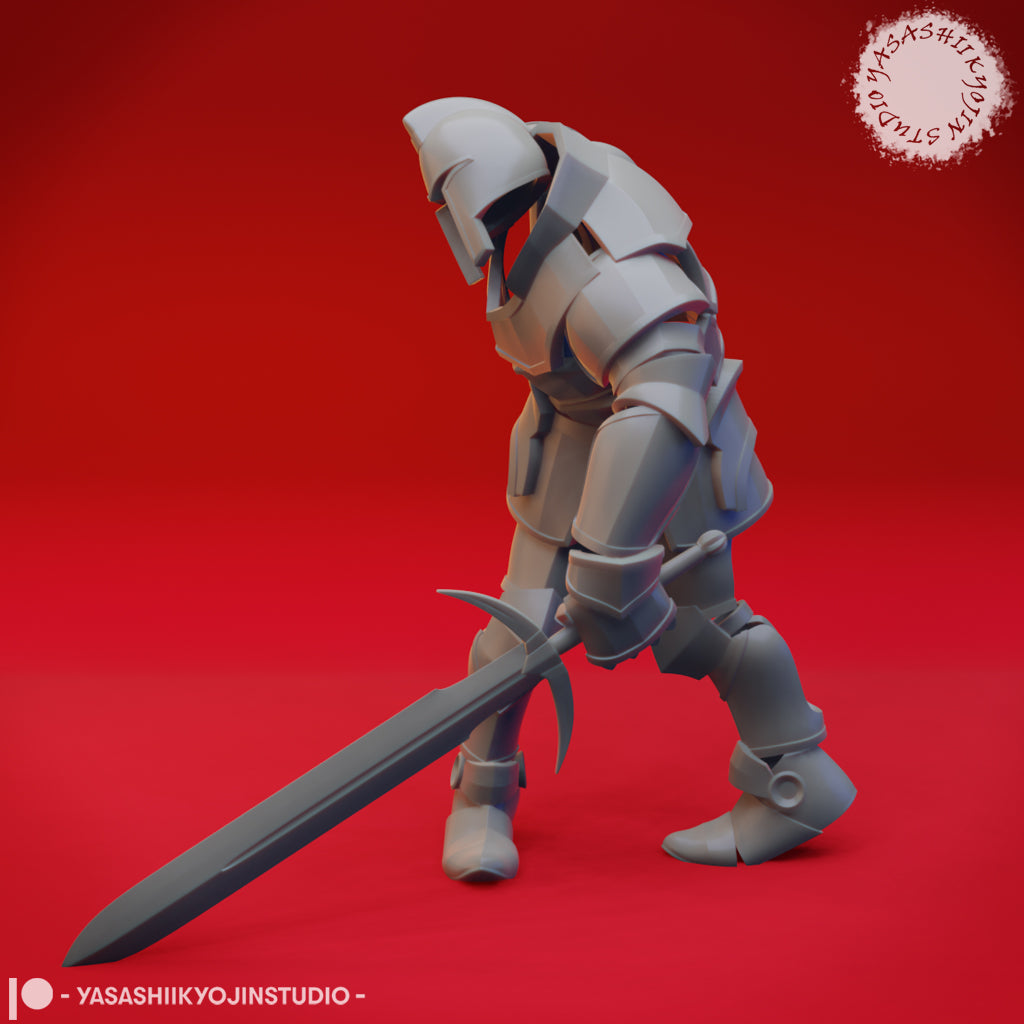 Animated Armour - Tabletop Miniature (Pre-Supported STL)