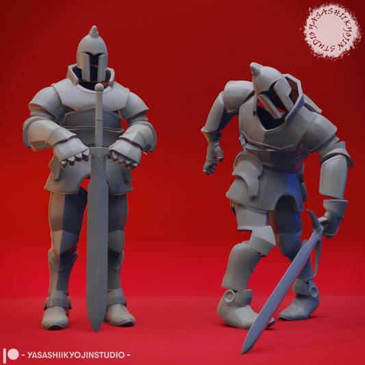 Animated Armor - Tabletop Miniature STL