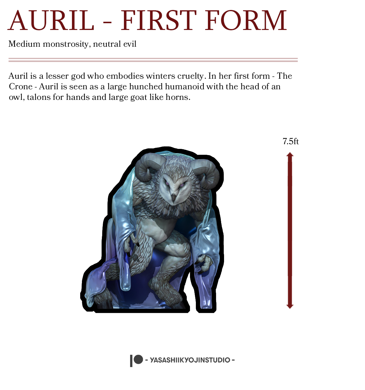 Auril - First Form - Paper Mini Sample