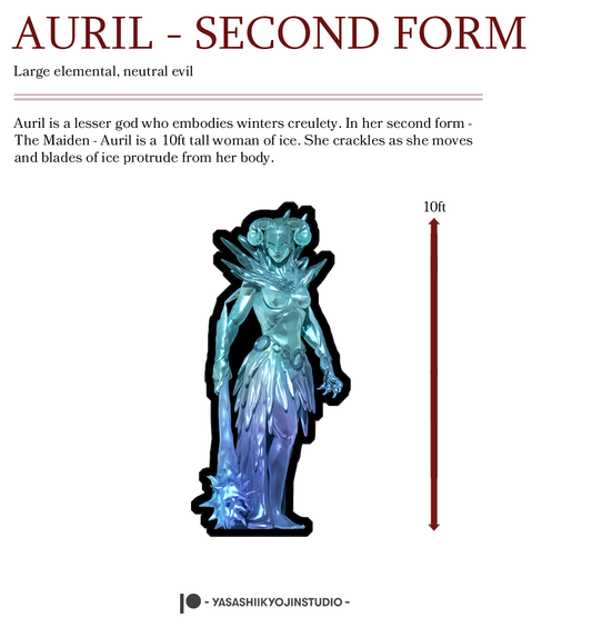 Auril - Second Form - Paper Mini Sample