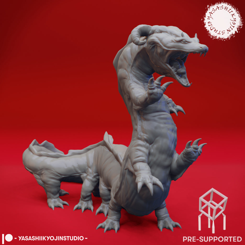 Behir - Tabletop Miniature (Pre-Supported STL)