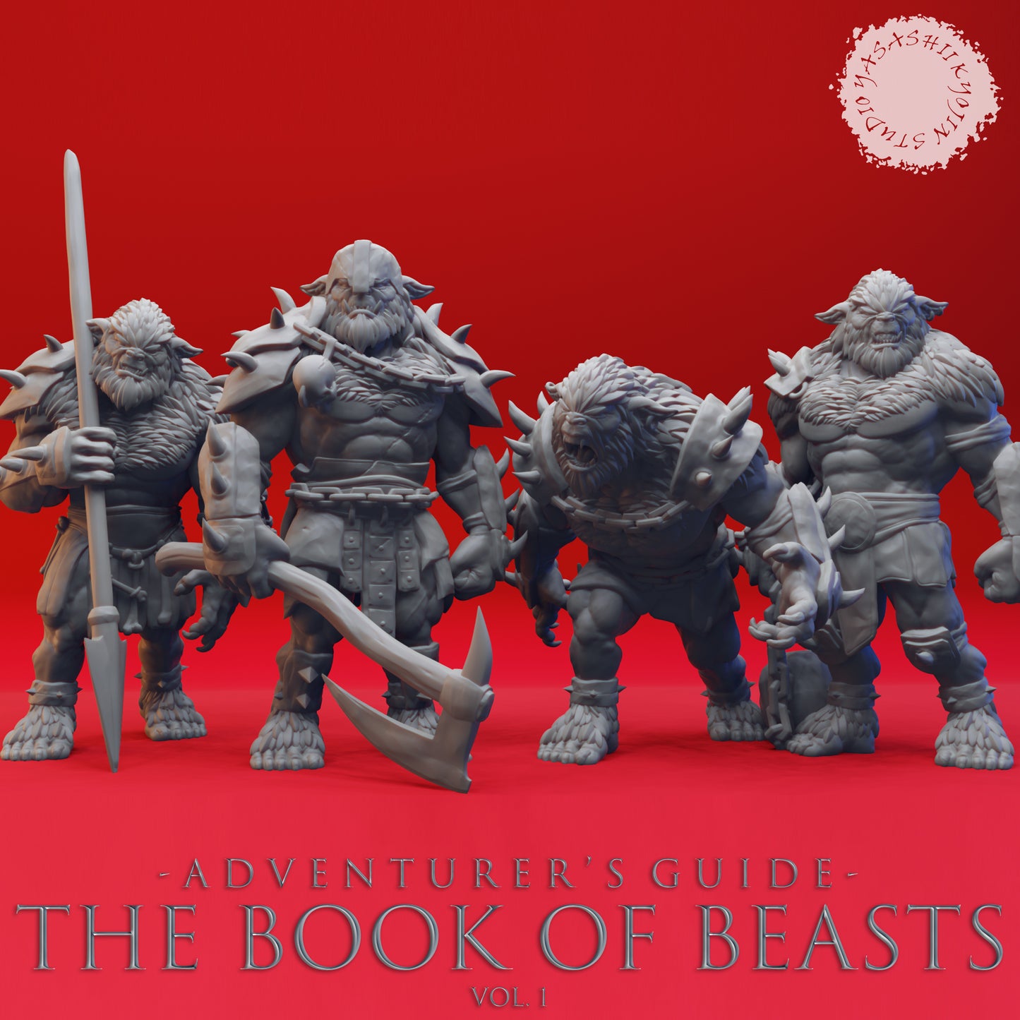 Bugbear Warband - Book of Beasts - Tabletop Miniatures (Pre-Supported STL)