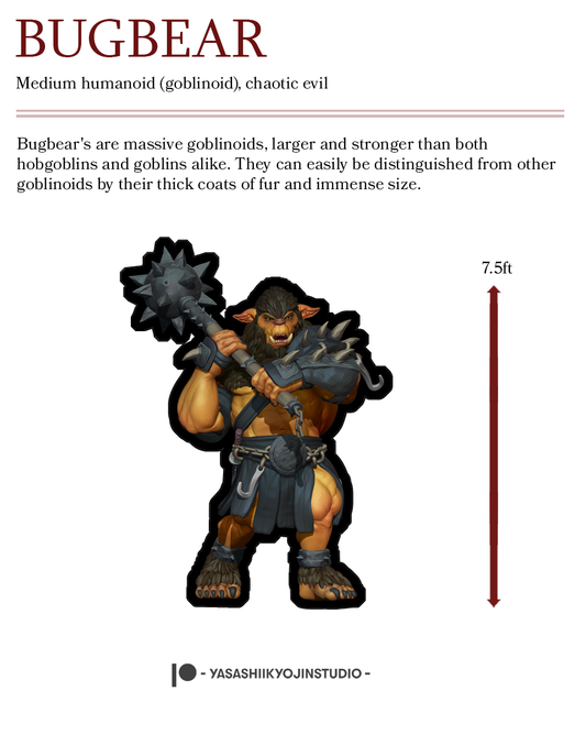 Bugbear - Paper Mini Sample