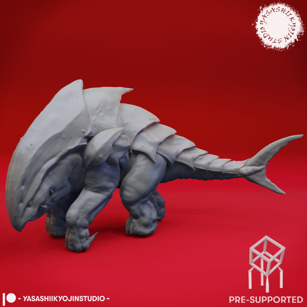 Land Shark - Tabletop Miniature (Pre-Supported STL)