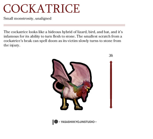 Cockatrice - Paper Mini Sample