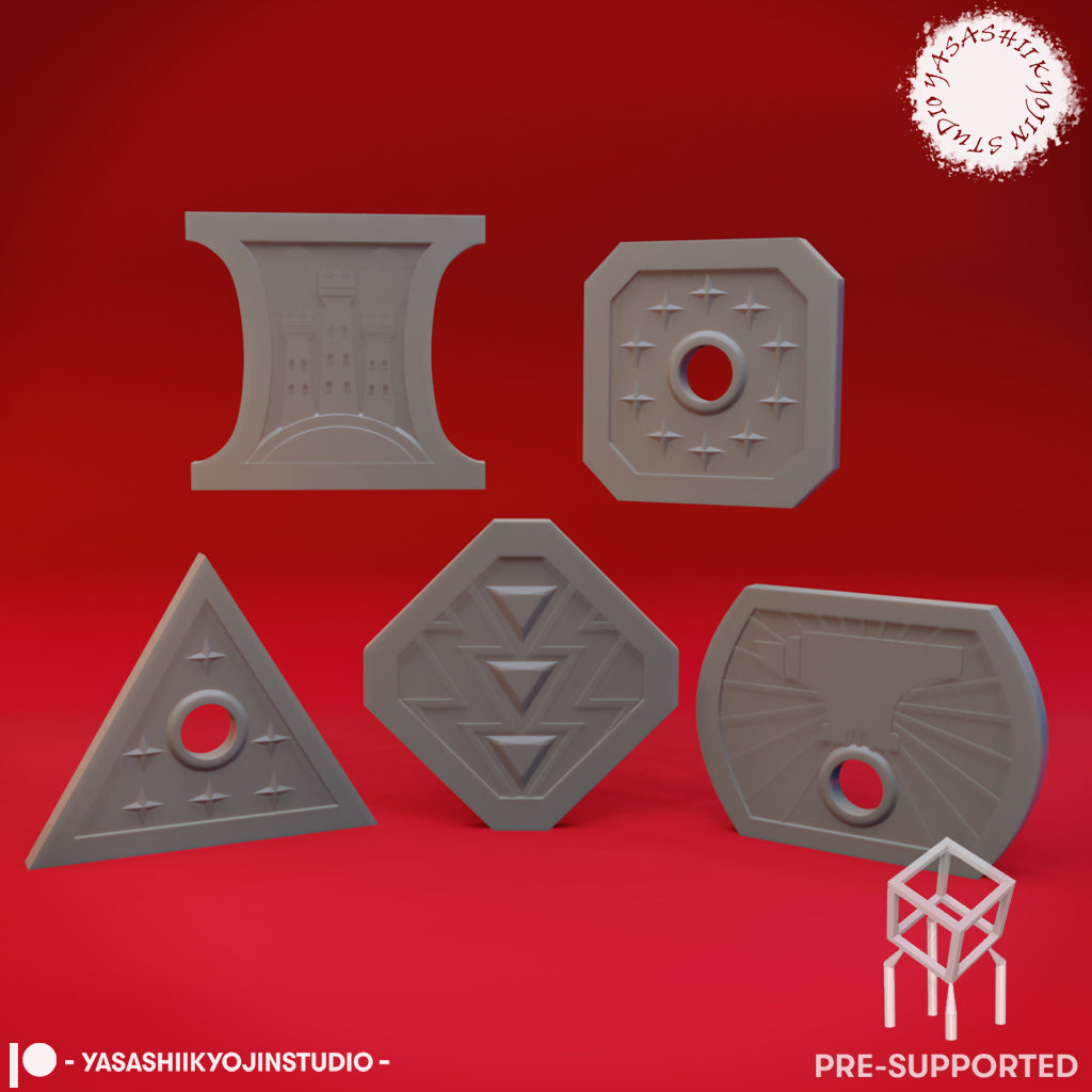 Coins - Full Size - Tabletop Props (Pre-Supported STL)