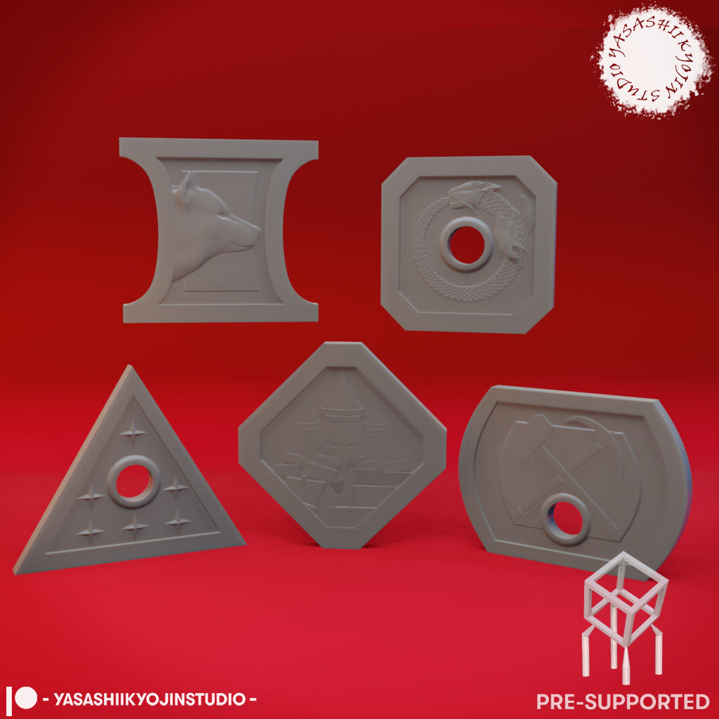 Coins - Full Size - Tabletop Props (Pre-Supported STL)