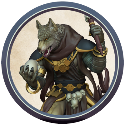 Coyote Necromancer - VTT Token Sample