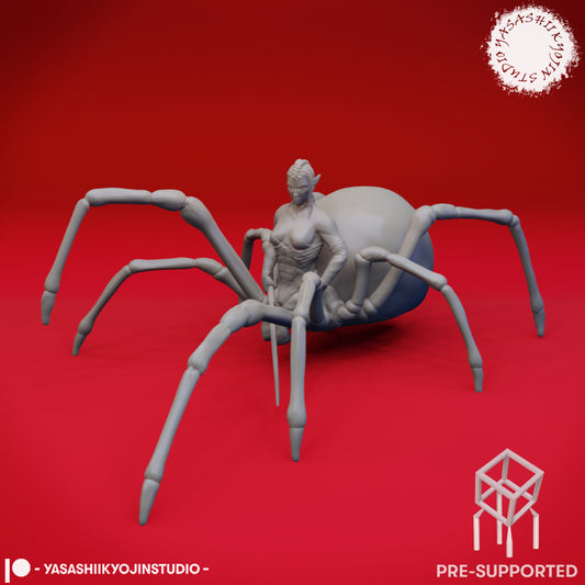 Drider - Tabletop Miniature (Pre-Supported STL)