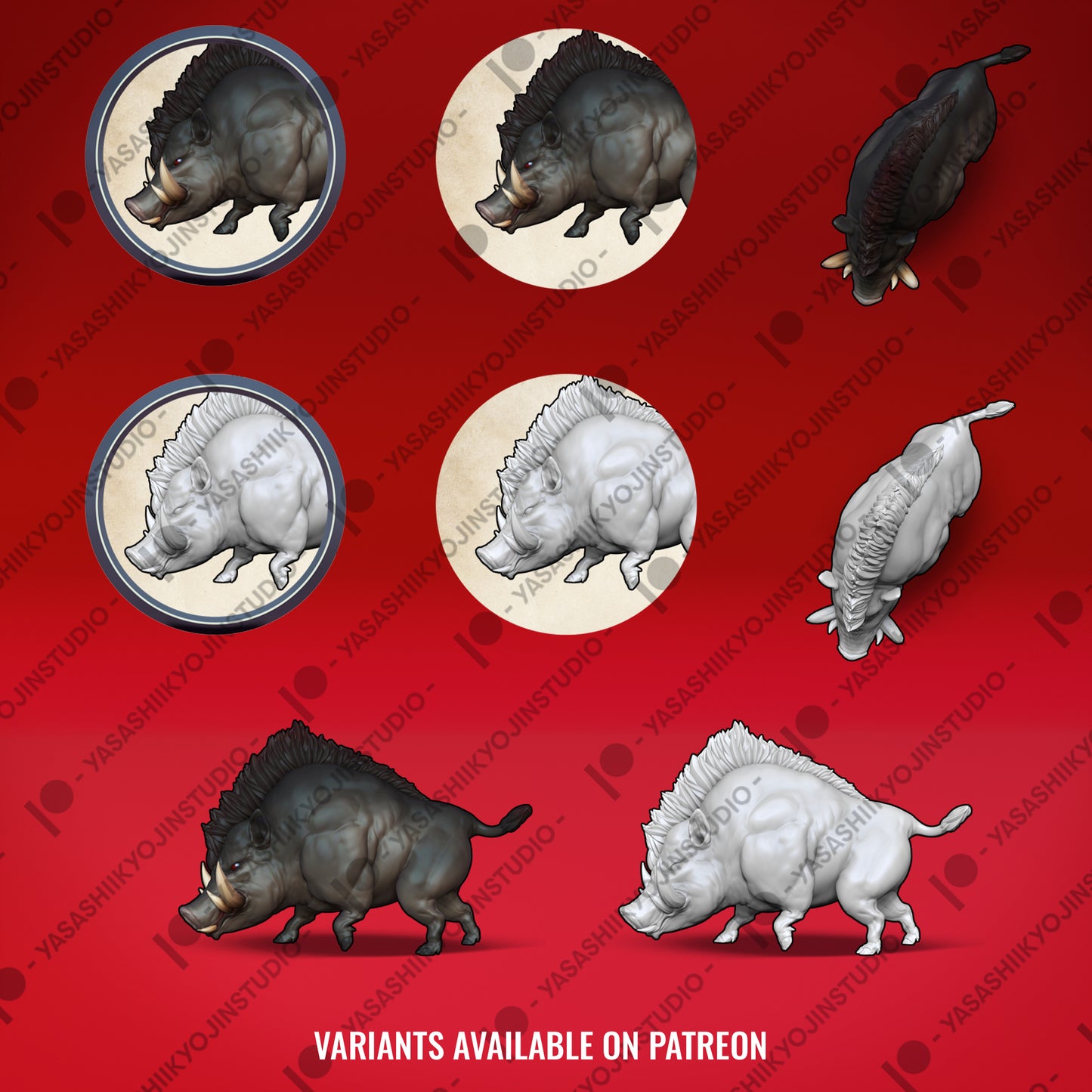 Giant Boar - VTT Token Sample