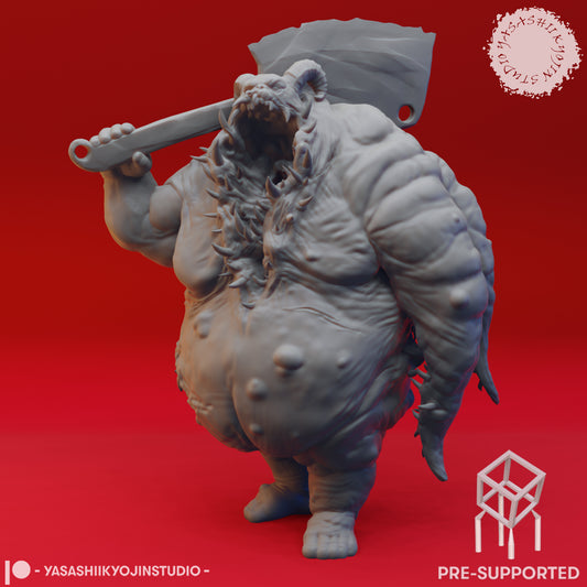 Gluttony Demon - Tabletop Miniature (Pre-Supported STL)