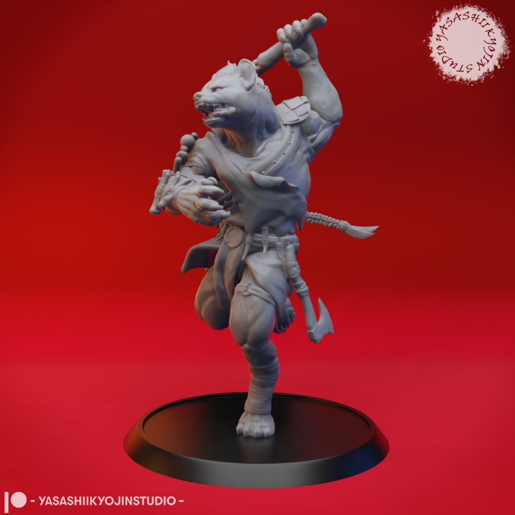 Gnoll - Tabletop Miniature (Pre-Supported STL)