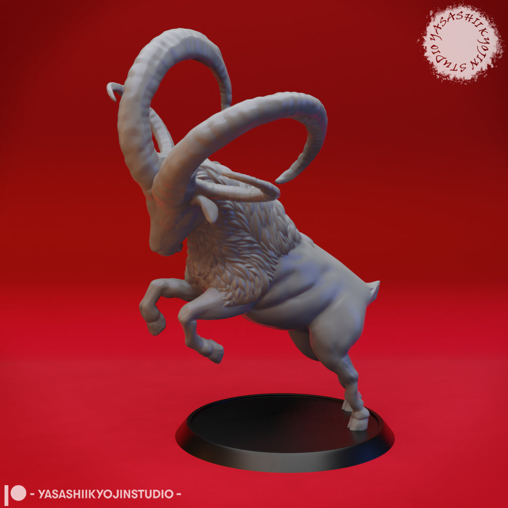 Giant Goat - Tabletop Miniature STL