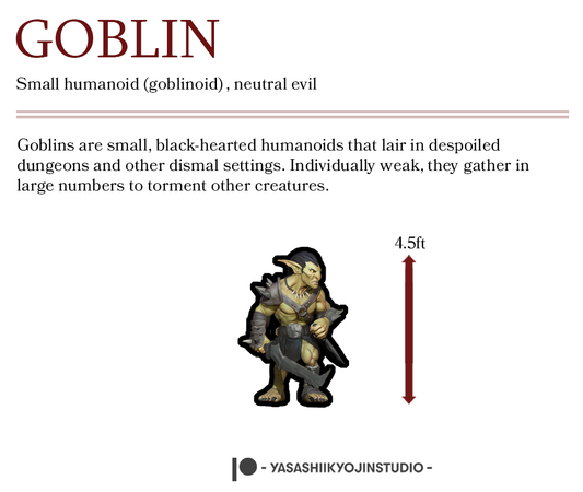 Goblin - Paper Mini Sample