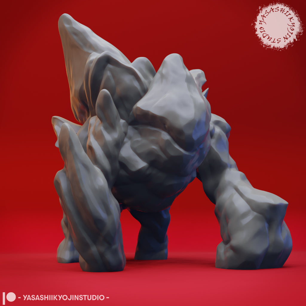 Ice Golem - Tabletop Miniature STL