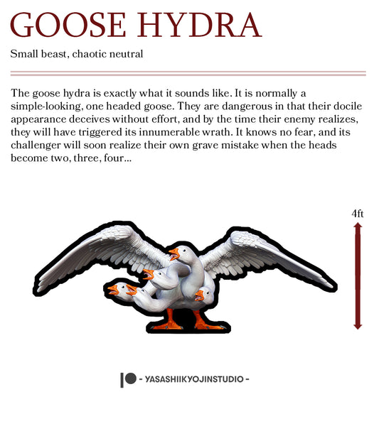 Goose Hydra - Paper Mini Sample