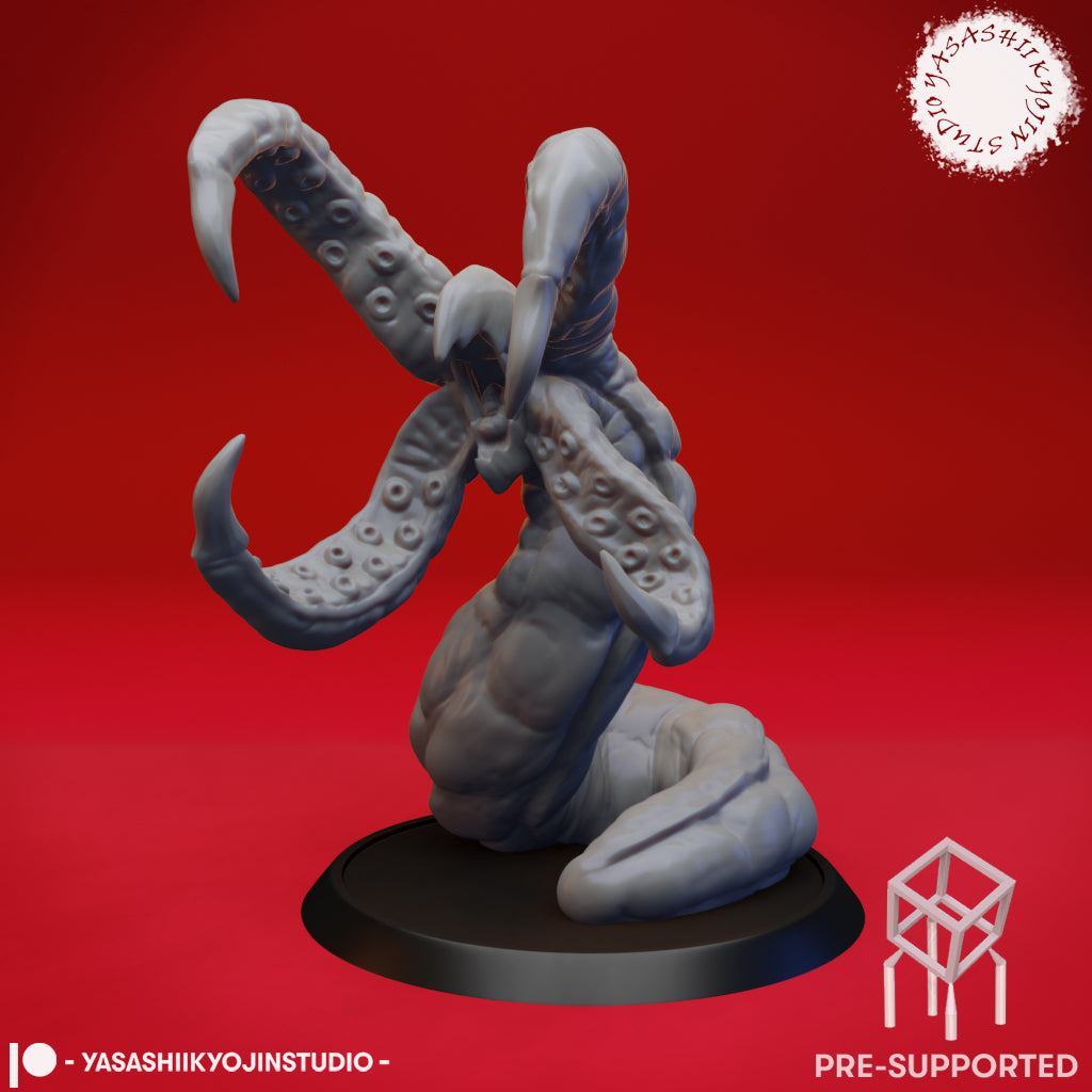 Grick - Tabletop Miniature (Pre-Supported STL)