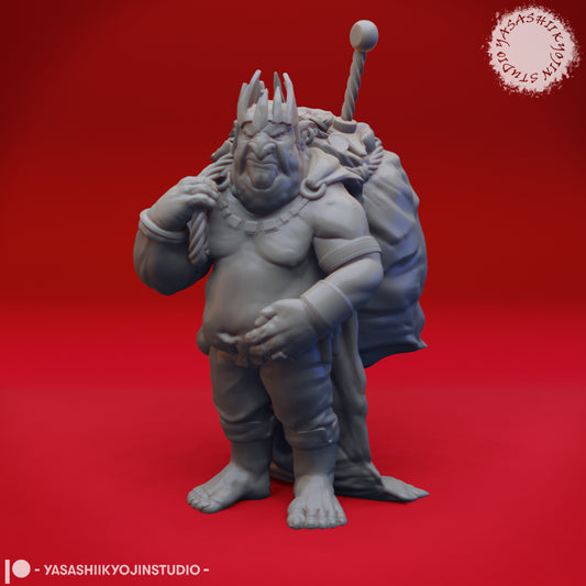 Grinkle the Goblin King - Tabletop Miniature STL