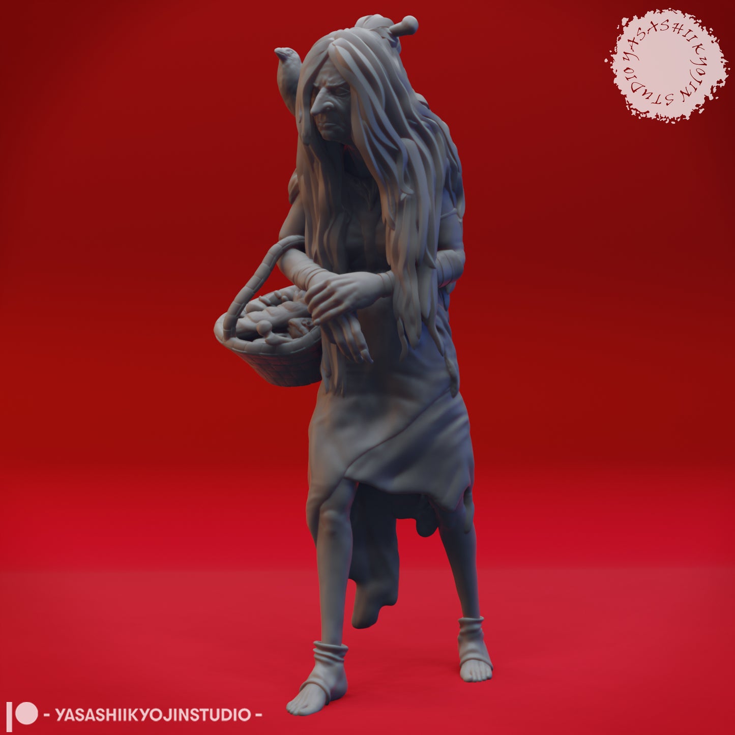 Green Hag - Tabletop Miniature (Pre-Supported STL)