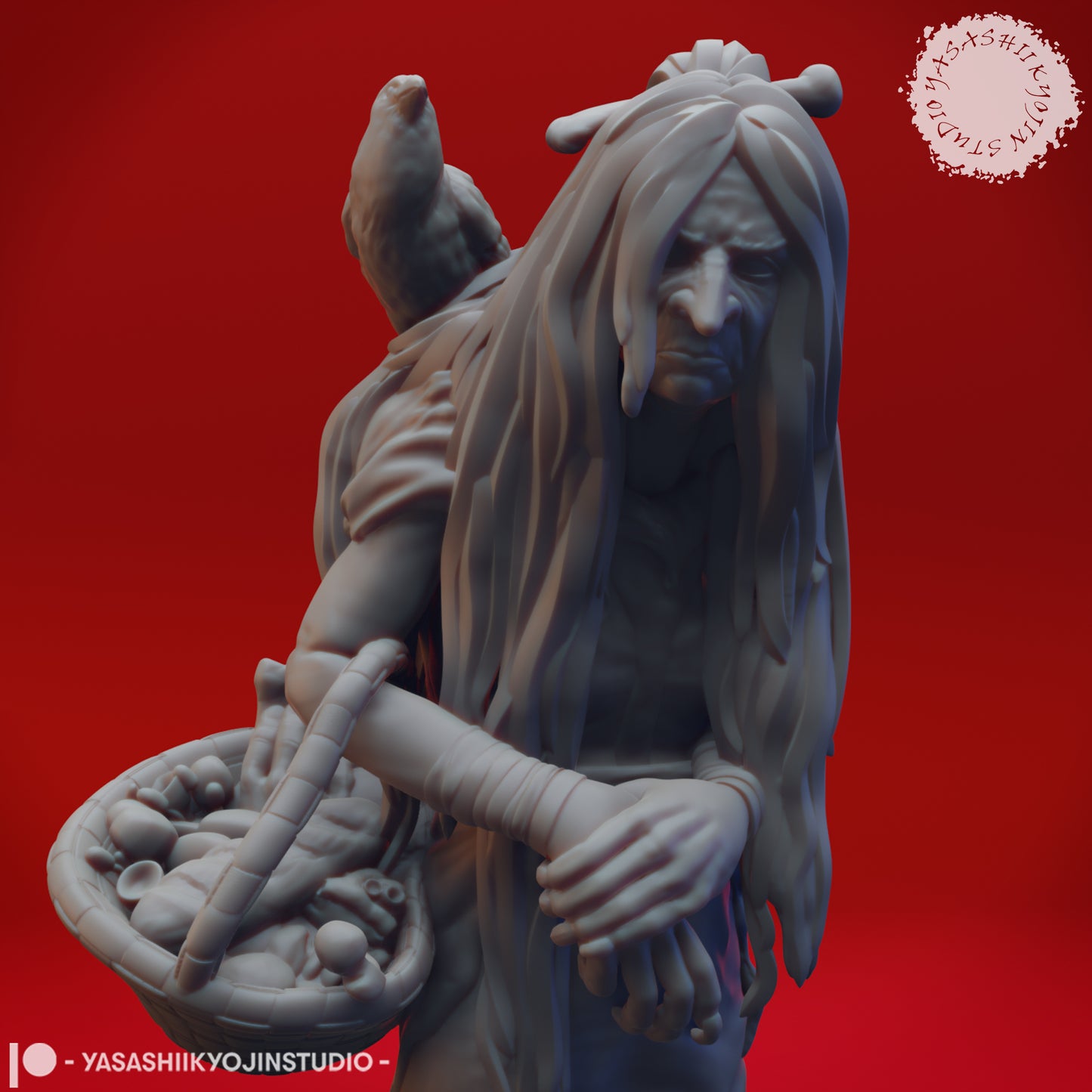 Green Hag - Tabletop Miniature (Pre-Supported STL)