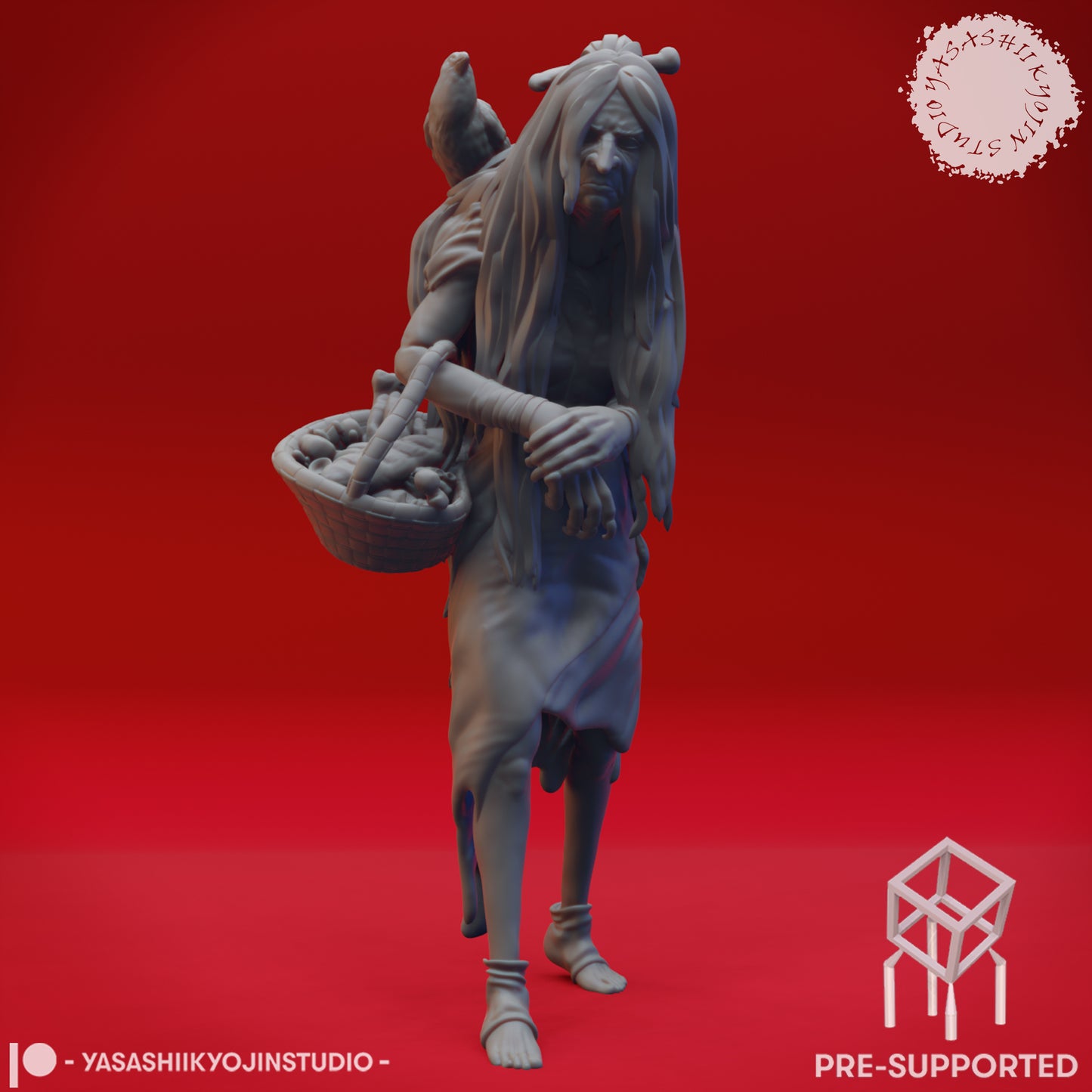 Green Hag - Tabletop Miniature (Pre-Supported STL)
