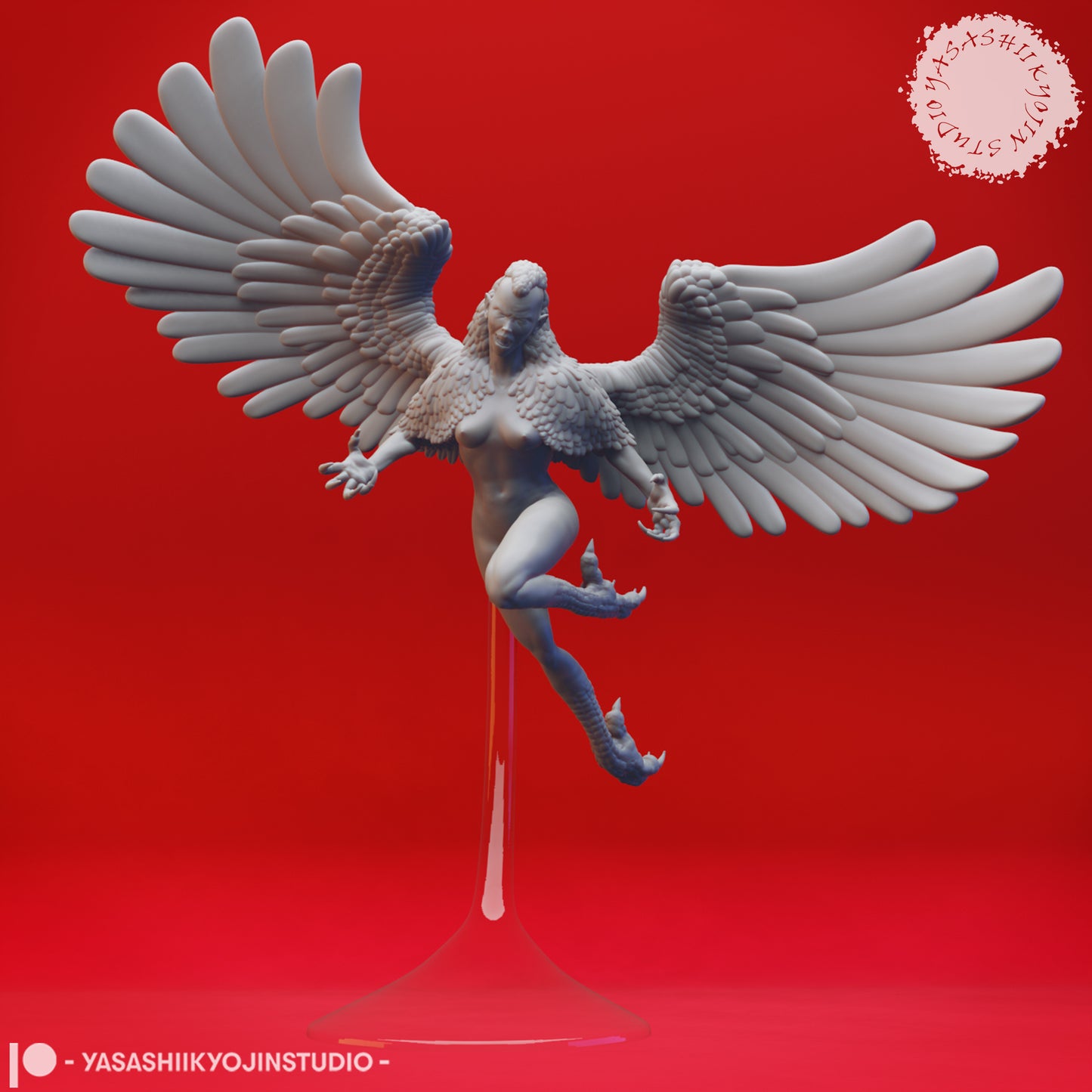 Harpy Mob - Tabletop Miniature (Pre-Supported STL)