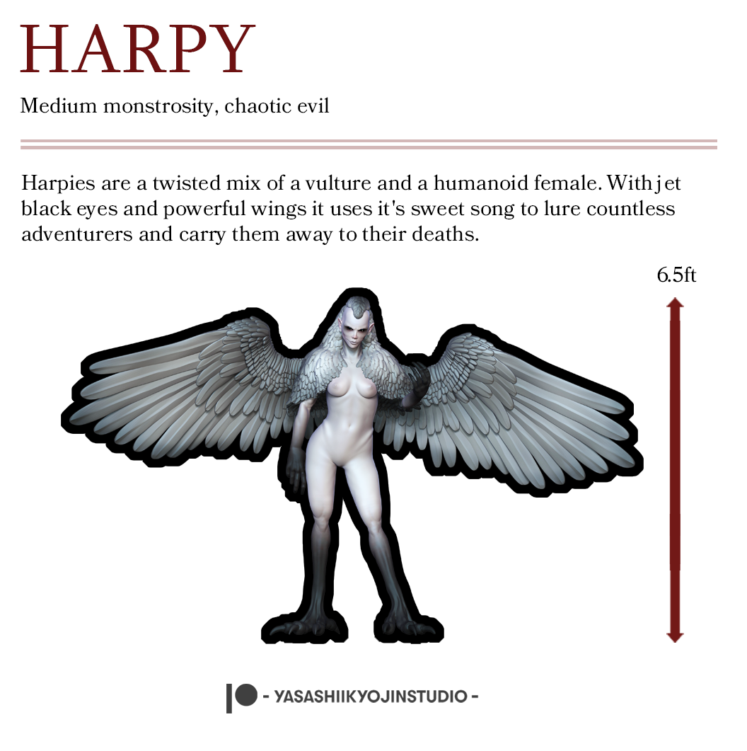 Harpy - Paper Mini Sample