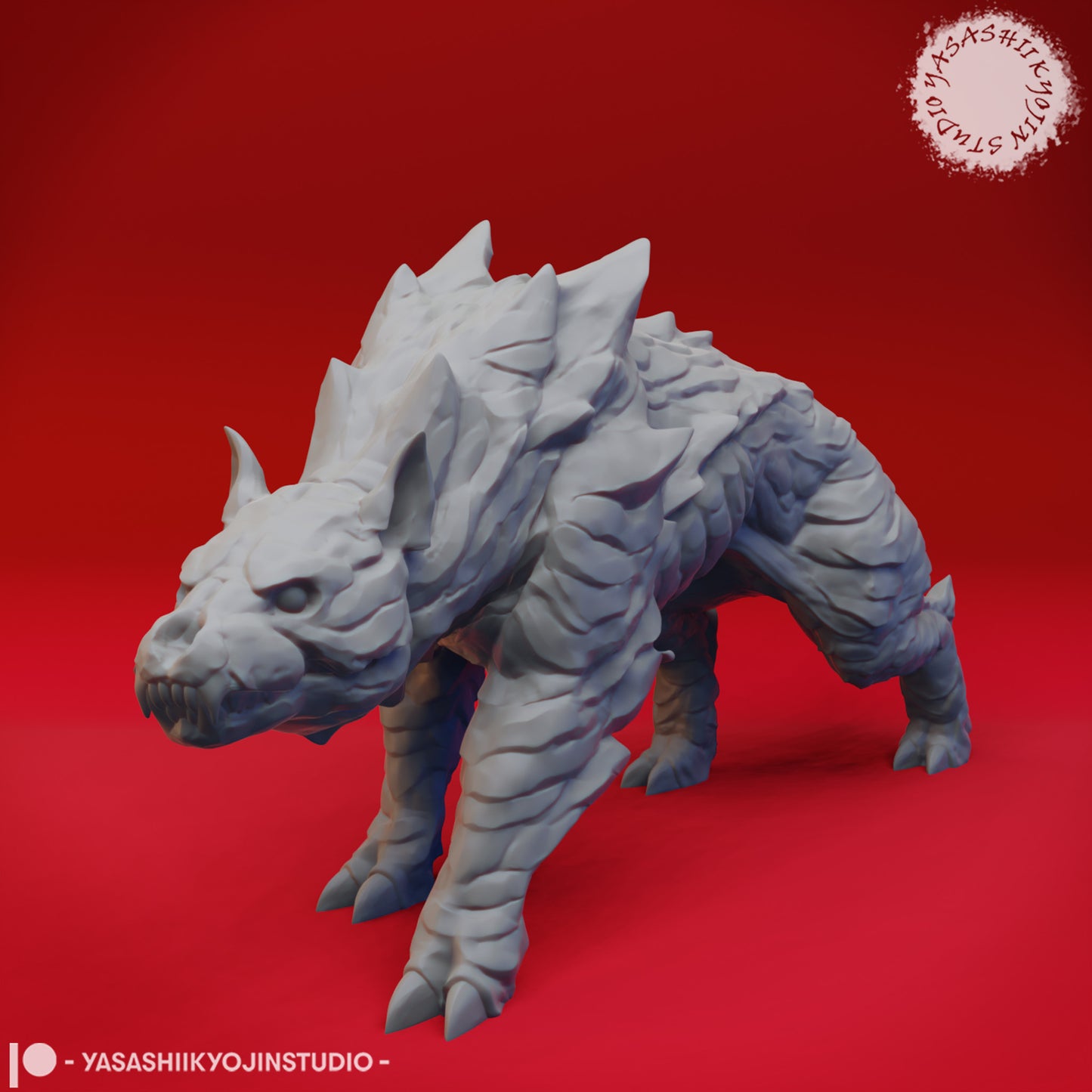 Hellhound - Tabletop Miniature (Pre-Supported STL)