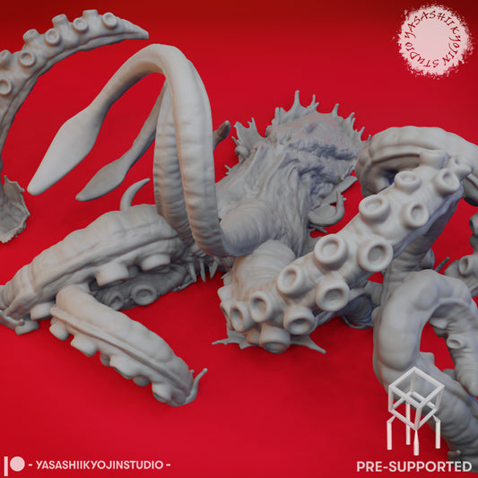 Kraken - Tabletop Miniature (Pre-Supported STL)