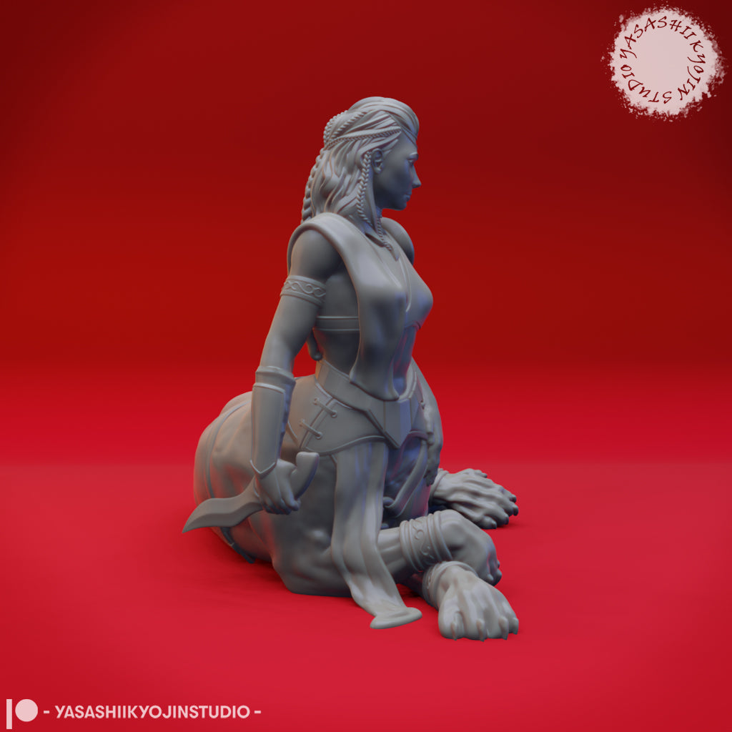 Lamia - Tabletop Miniature (Pre-Supported STL)