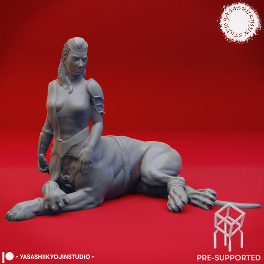 Lamia - Tabletop Miniature (Pre-Supported STL)