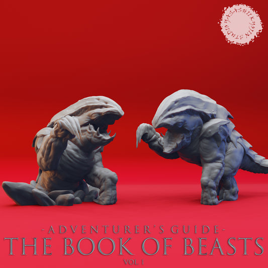Land Shark Bundle - Book of Beasts - Tabletop Miniatures (Pre-Supported STL)