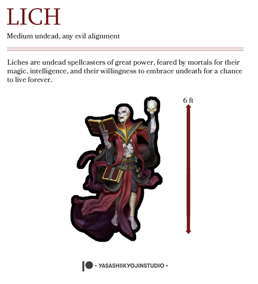 Lich - Paper Mini Sample