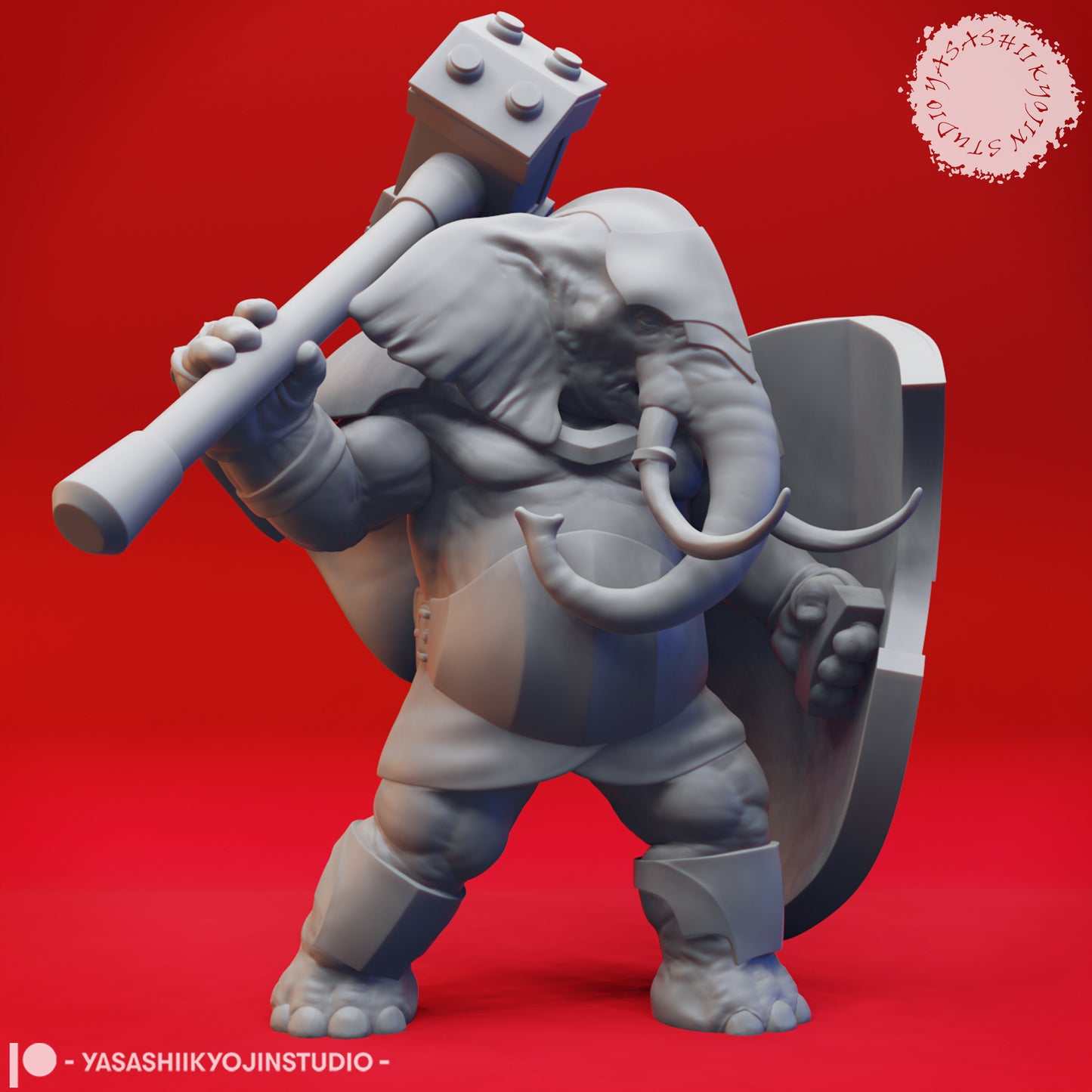 Loxodon Herd - Tabletop Miniatures (Pre-Supported STL)
