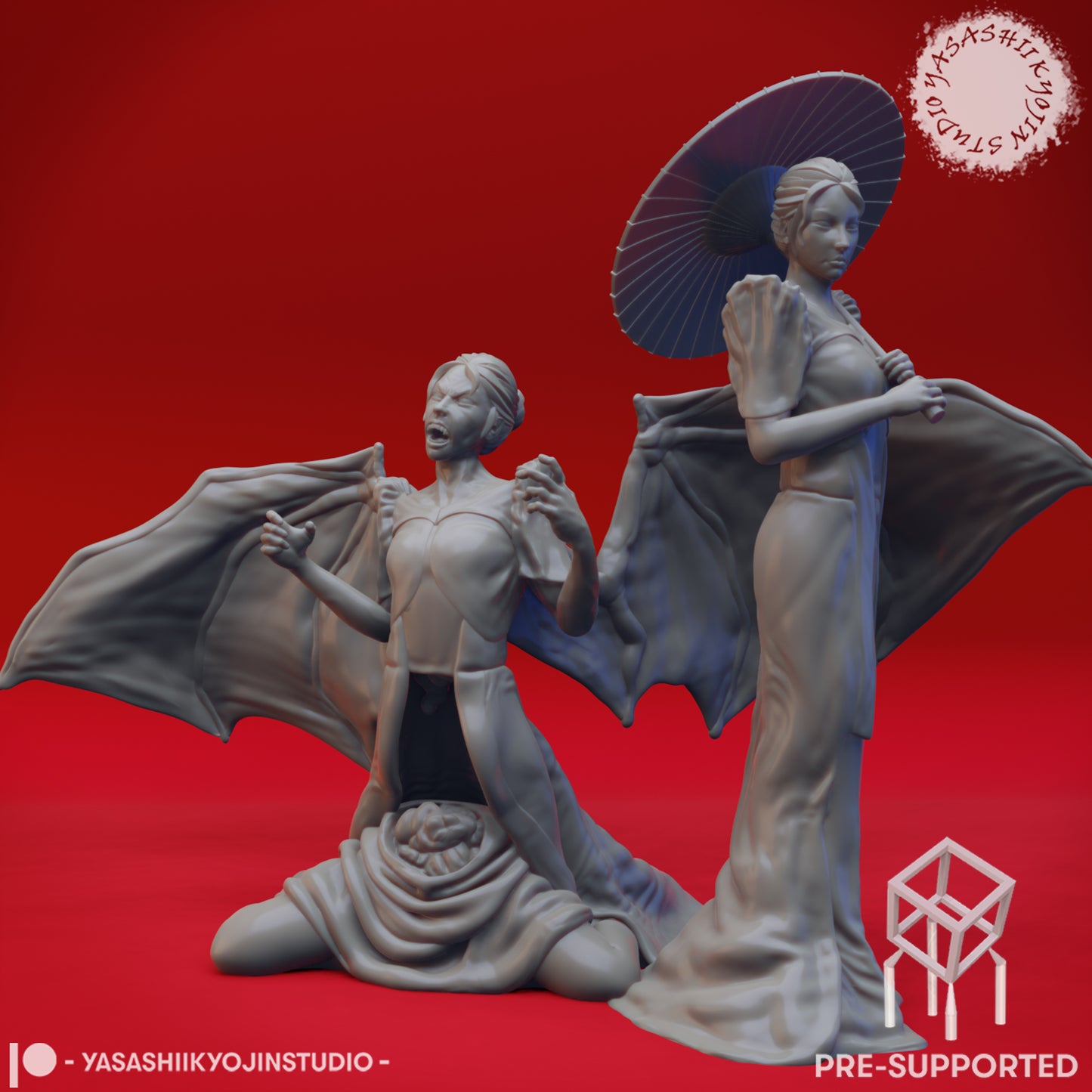 Manananggal - Tabletop Miniature (Pre-Supported STL)