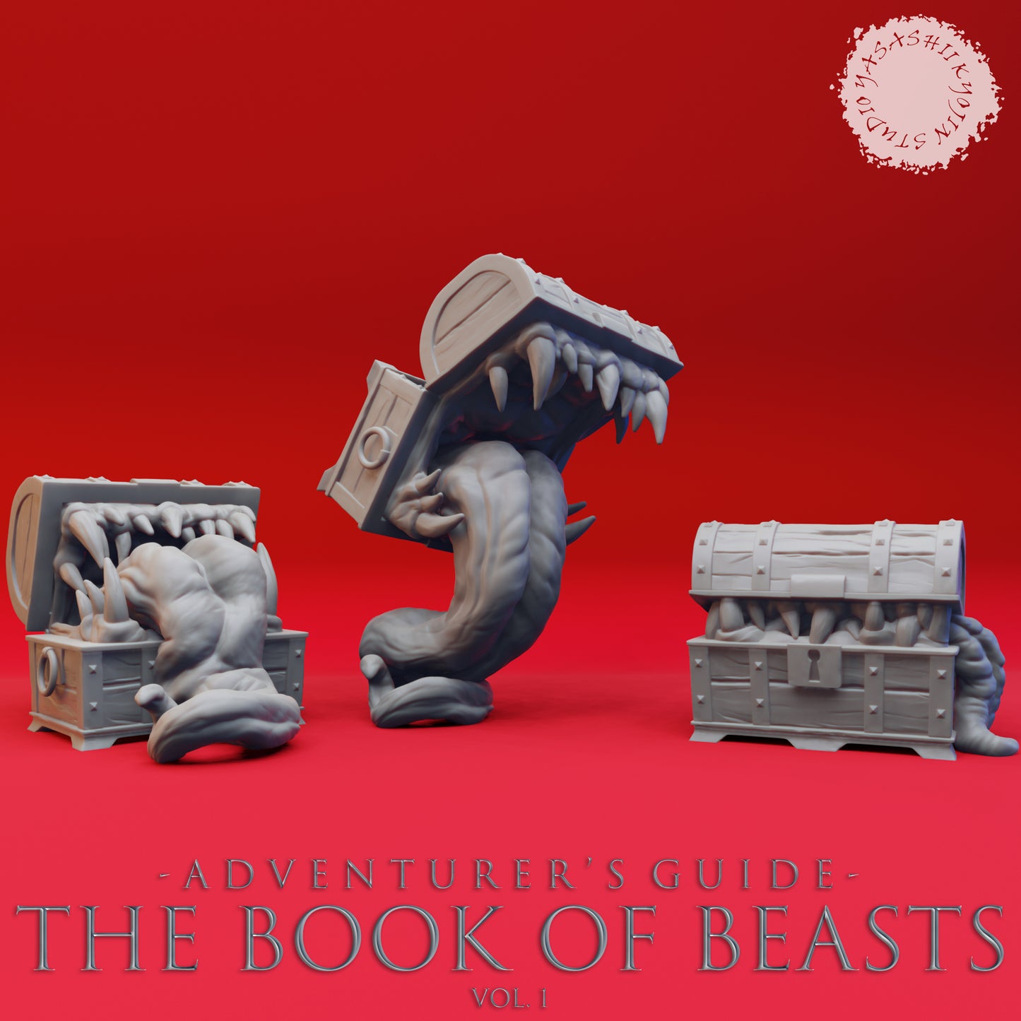 Mimic Bundle - Book of Beasts - Tabletop Miniatures (Pre-Supported STL)