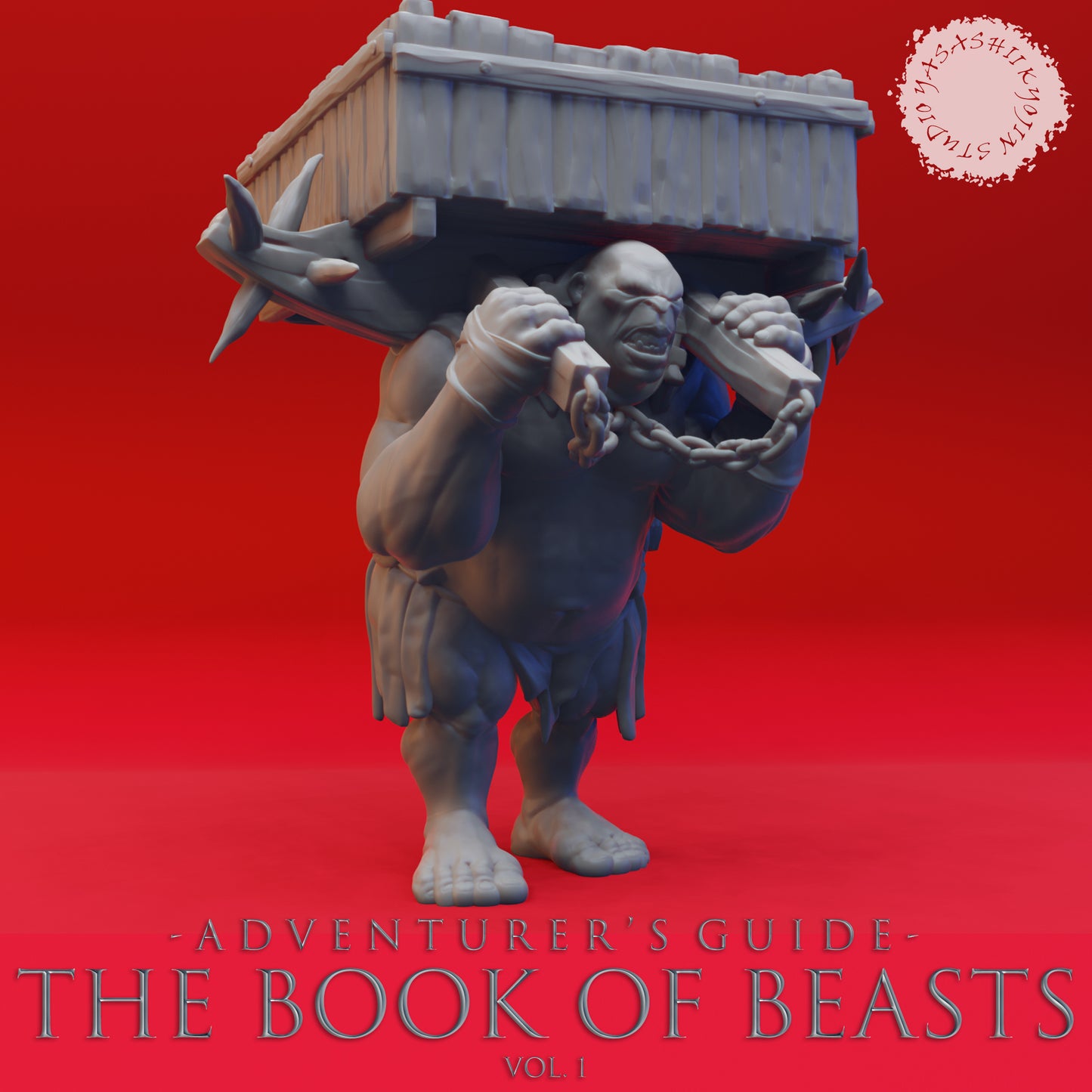 Ogre Loader - Book of Beasts - Tabletop Miniatures (Pre-Supported STL)