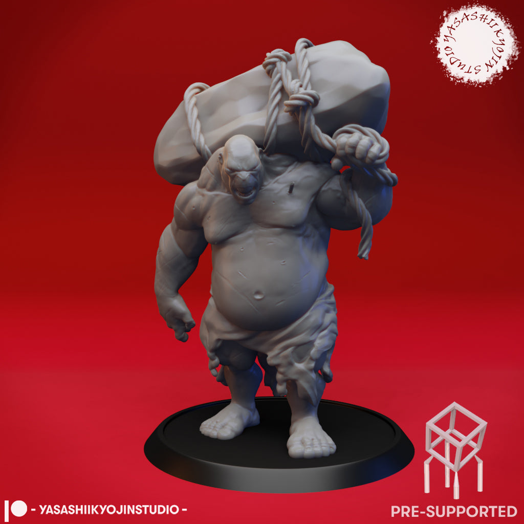 Ogre - Tabletop Miniature (Pre-Supported STL)