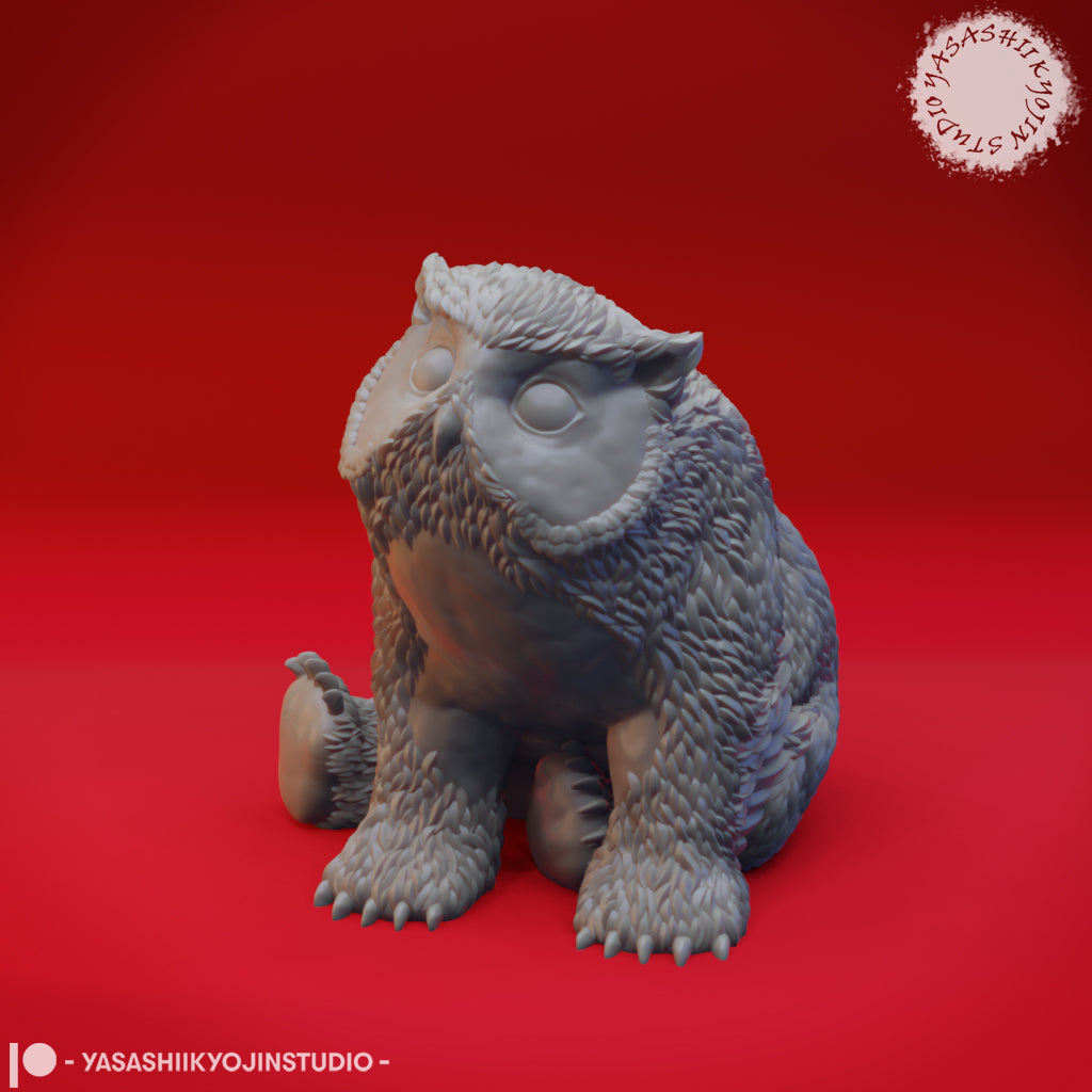 Owlbear Cub - Tabletop Miniature STL