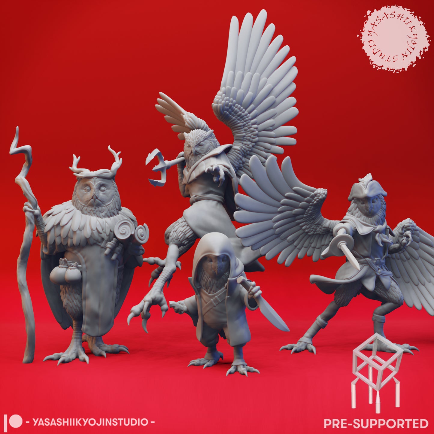 Parliament of Owlin - Tabletop Miniatures (Pre-Supported)