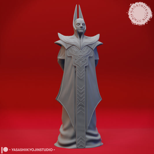 Red Wizard - Tabletop Miniature STL