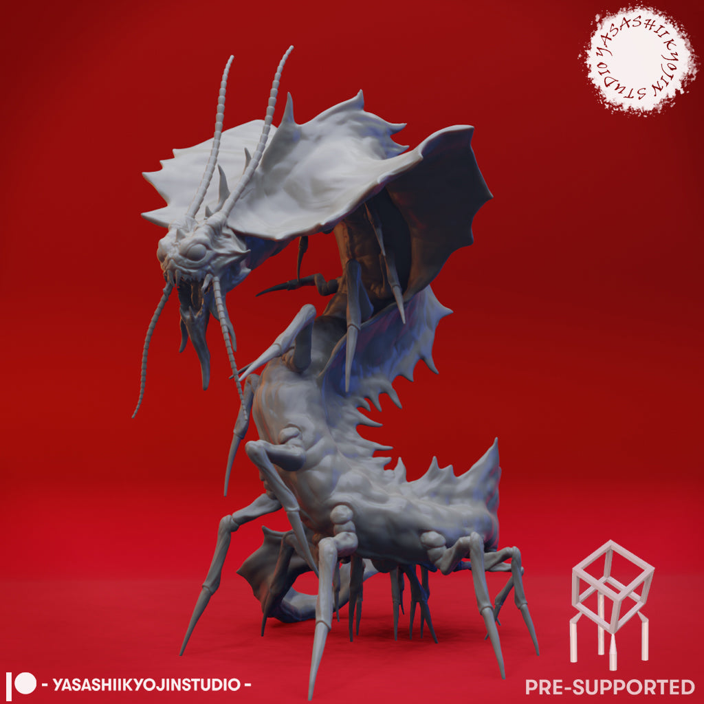 Frost Wyrm - Tabletop Miniature (Pre-Supported STL)
