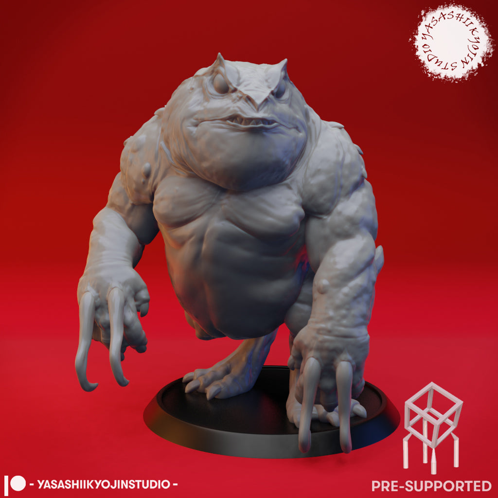 Limbo Toad (Brute) - Tabletop Miniature (Pre-Supported STL)
