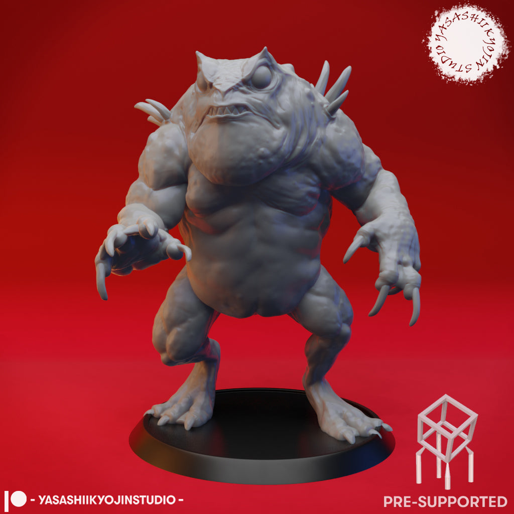 Limbo Toad (Feral) - Tabletop Miniature (Pre-Supported STL)