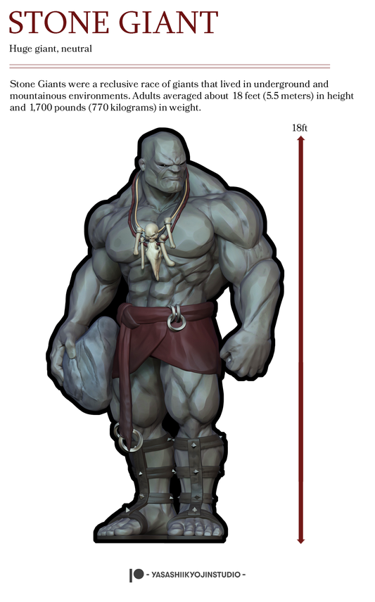 Stone Giant - Paper Mini Sample